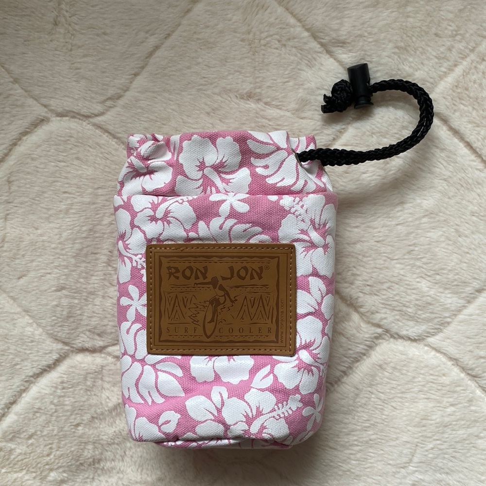 Ron Jon Pink and White Floral Mini Bag